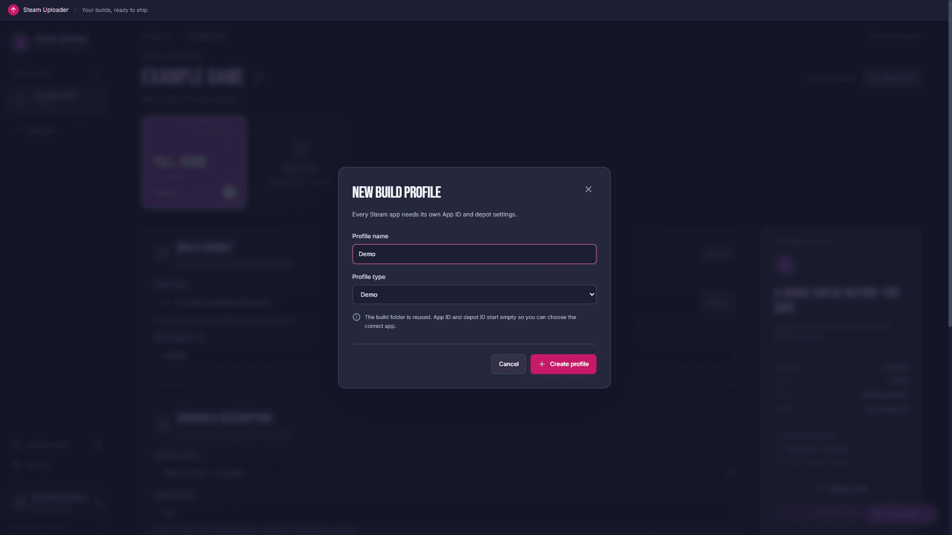 10. Add another profile without reusing destination IDs automatically.
